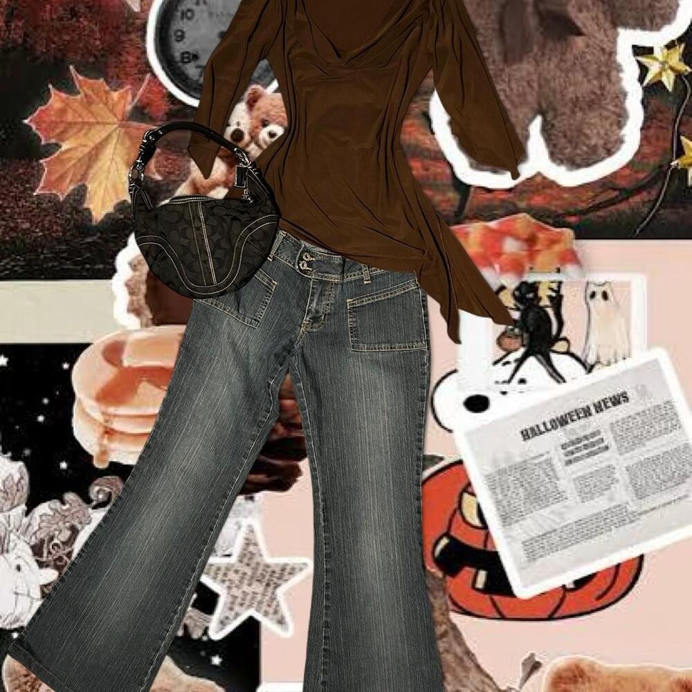 VINTAGE Y2K RACHEL RACHEL Women's Brown Asymmetric Shirt